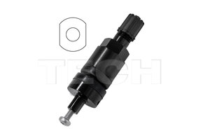 TPMS Ventiel Zwart T-Pro