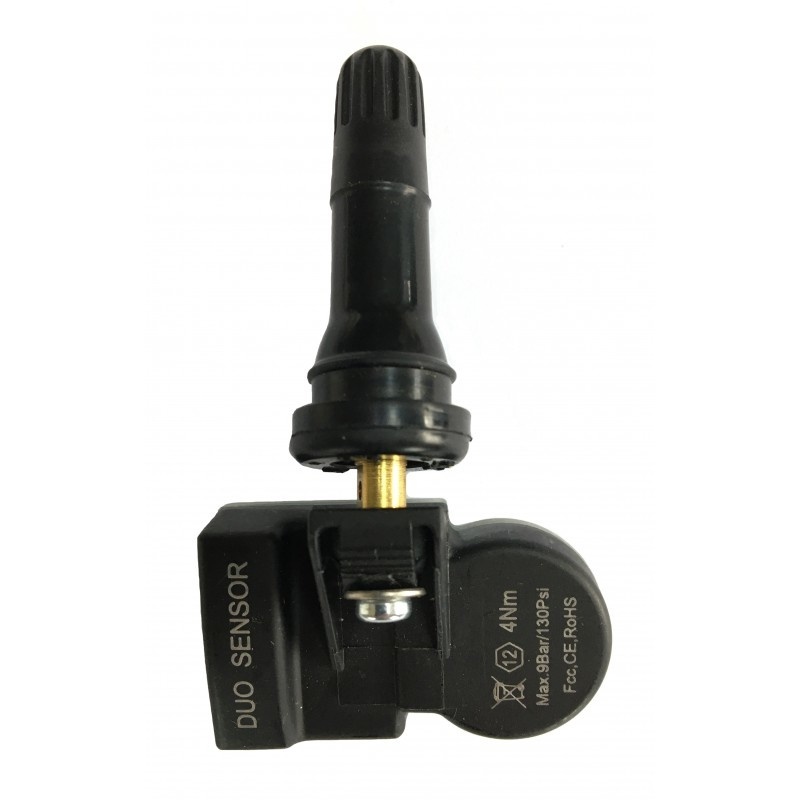 DUO Sensor Draadloos 433Mhz - Zilver / Zwart / Rubber