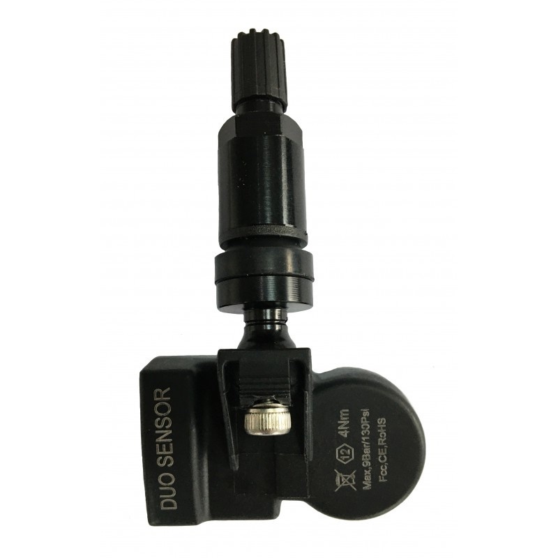 DUO Sensor Draadloos 433Mhz - Zilver / Zwart / Rubber