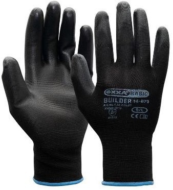 Oxxa Basic Handschoenen Zwart - Maat 8 (M) / 9 (L) / 10 (XL) / 11 (XXL)