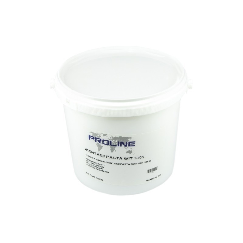Proline Montagepasta Basic - Wit / Zwart / Geel - 1kg / 3kg / 5kg / 10kg