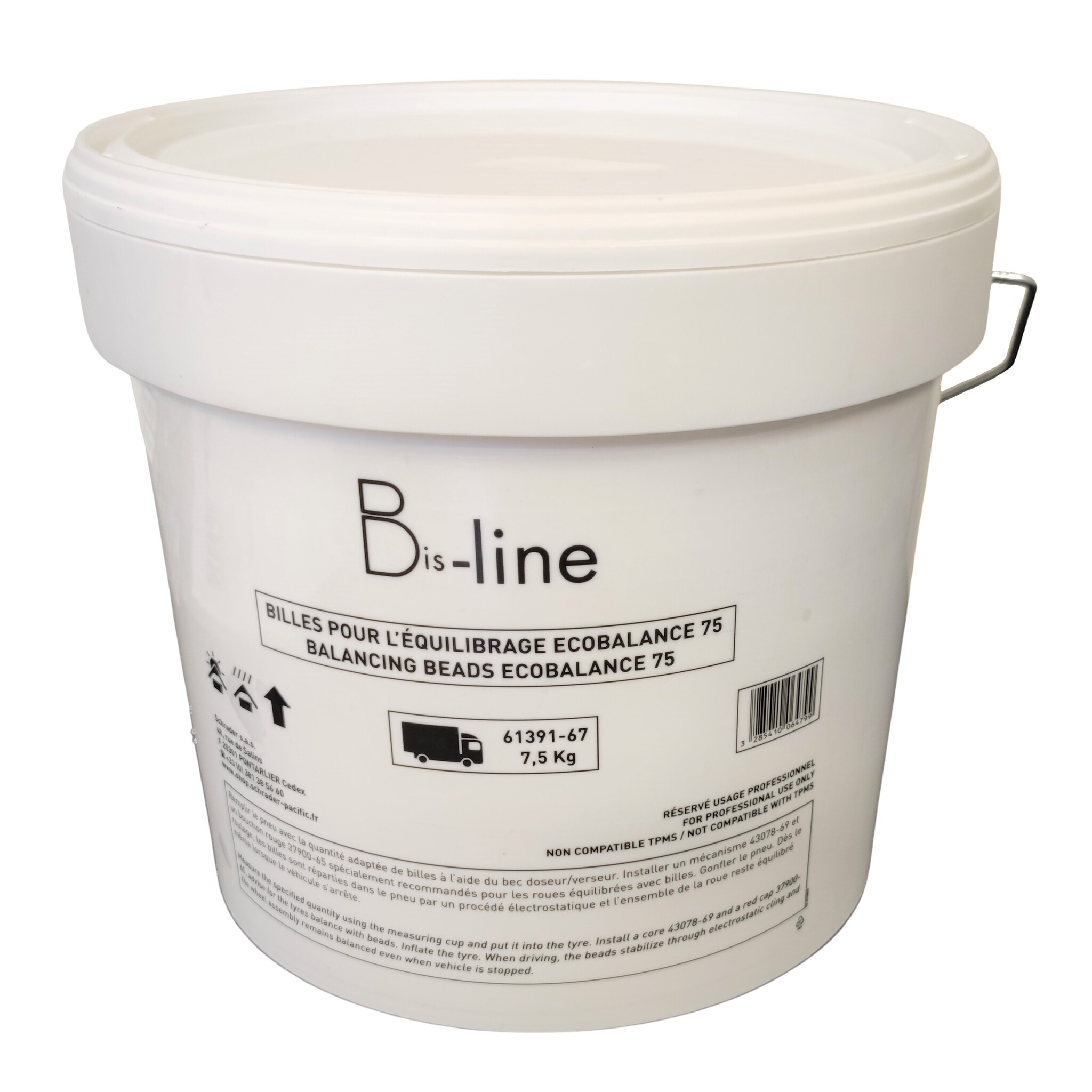 Schrader Bis-line Balanceerkorrels 7,5 kg