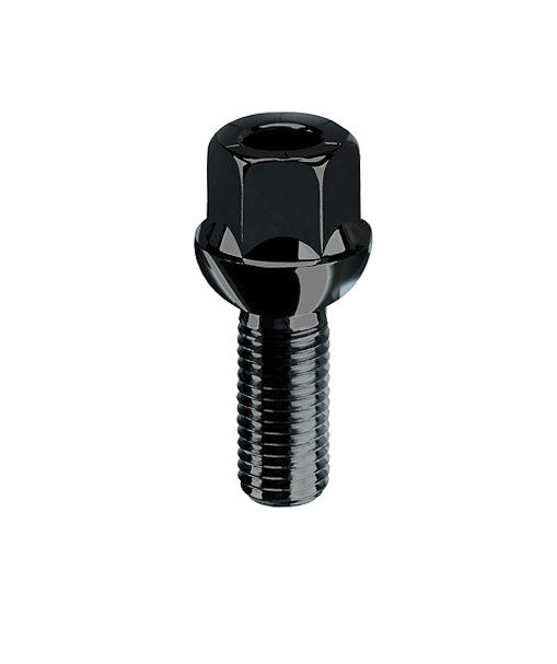 Wielbouten 12 x 1,50 x 25 KOP17 Bol (R13) Open Kop Zwart B875B