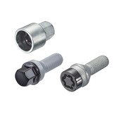 Installatiekit Bouten Conisch 14 x 1,50 - 28 mm - KOP17 Zwart