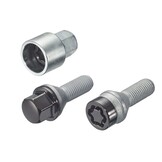 Installatiekit Bouten Conisch 12 x 1,25 - 29,2 mm - KOP17 Zwart