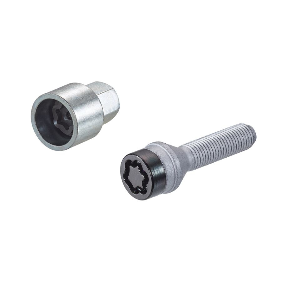 McGard Slotbouten Conisch 12x1,5 - 45mm - KOP17 Zwart