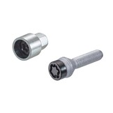 McGard Slotbouten Conisch 12 x 1,50 - 40,4 mm - KOP17 Zwart