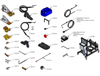 Blokjes (links - rechts) voor Opsnijmesjes Rillfit 6