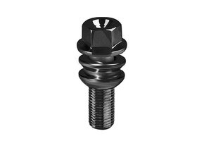Wielbouten 14 x 1,5 x 45 K19 Bol (R14) + Ring Zwart B654B
