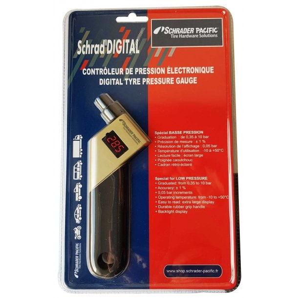 Schrader Digitale Drukmeter 10 bar