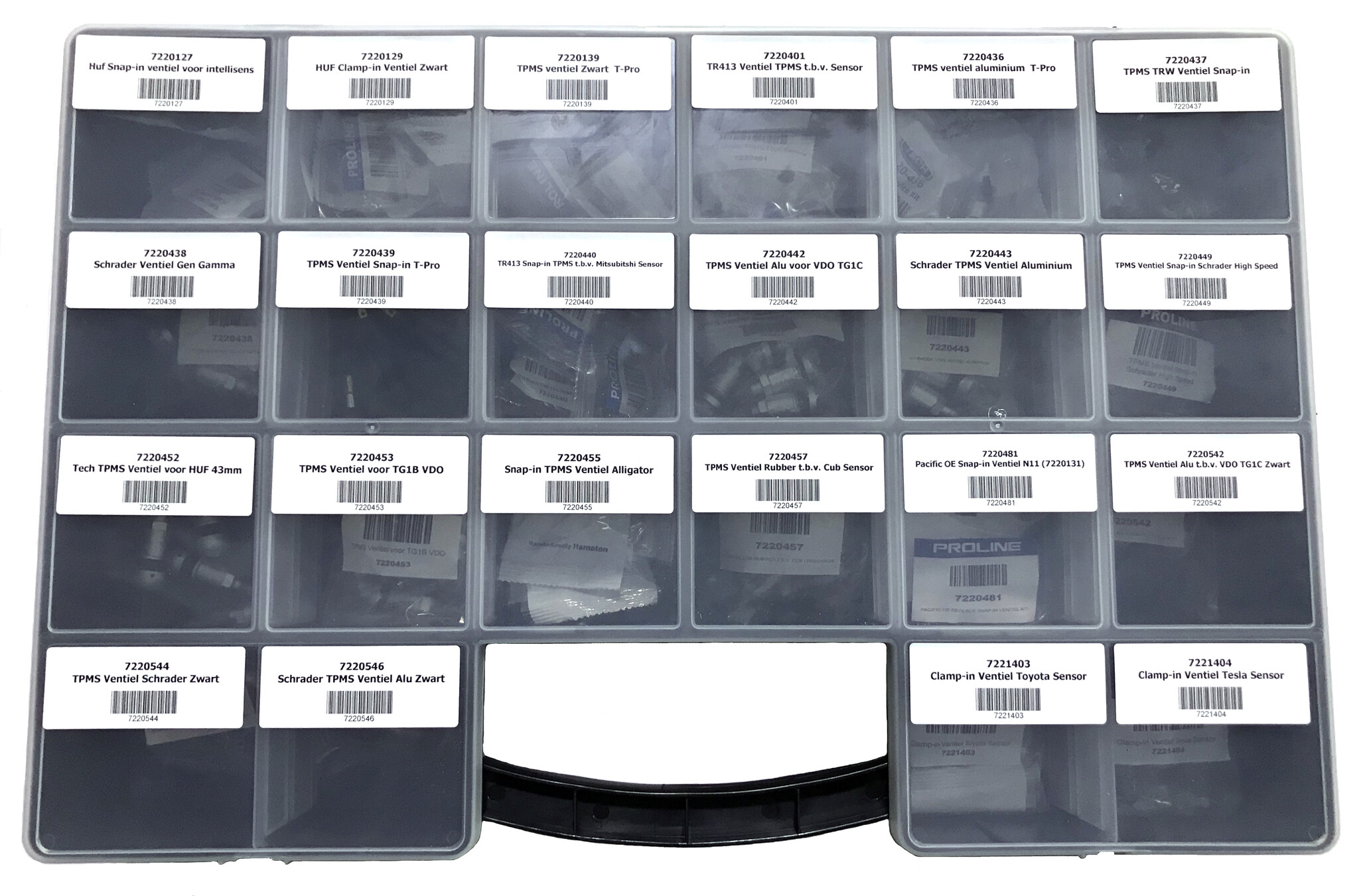 Assortiment Koffer TPMS Ventielen (88-delig)