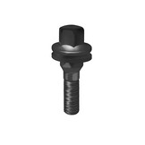 Wielbouten Vlak 12 x 1,25 x 35 KOP17 Zwart (Peugeot) B1075BF