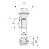 Wielbouten 12 x 1,25 x 38 KOP17 Geomet B139G