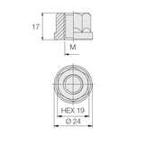 Wielmoeren 12 x 1,25 x 17 KOP19 Open Vlak N875