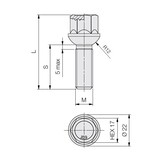 Wielbouten 14 x 1,50 x 27 KOP17 Bol (R12) B550