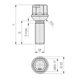 Wielbouten 12 x 1,50 x 28 KOP17 Bol (R12) B528