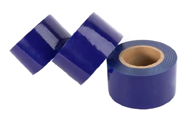 Zelfklevende Beschermfolie Blauw 100M - 50MM