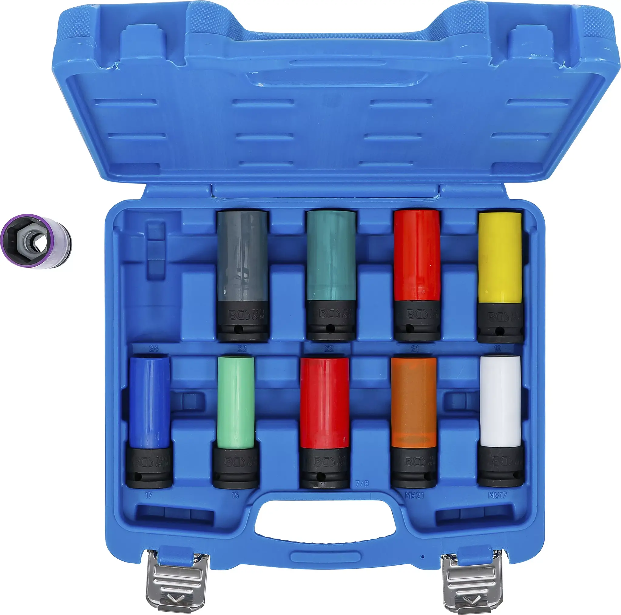 BGS Kracht Wielmoerdopsleutelset 12,5mm 1/2" (10-delig)