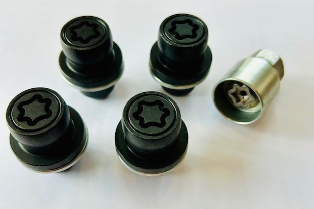 McGard Slotmoeren Vlak 14 x 1,50 - 19,4/42,6 mm - KOP22 - Zwart