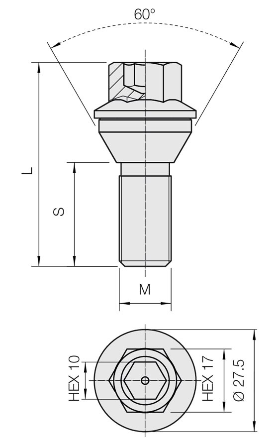 Wielbouten 14 x 1,25 x 28 KOP17 + Ring Zwart B1360B