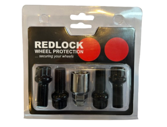 Slotbouten Redlock Bol (R13) 14x1,50 - 28mm - K17/19 Zwart