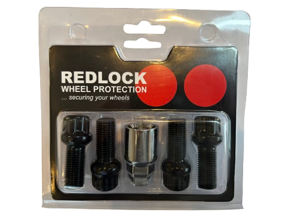 Slotbouten Redlock Bol (R13) 14 x 1,50 - 28mm - KOP17/19 Zwart