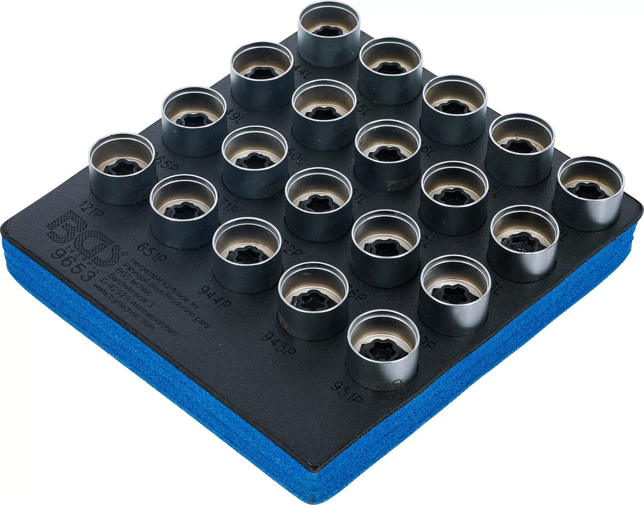 Velgenslot demontageset 20-delig (Volvo)