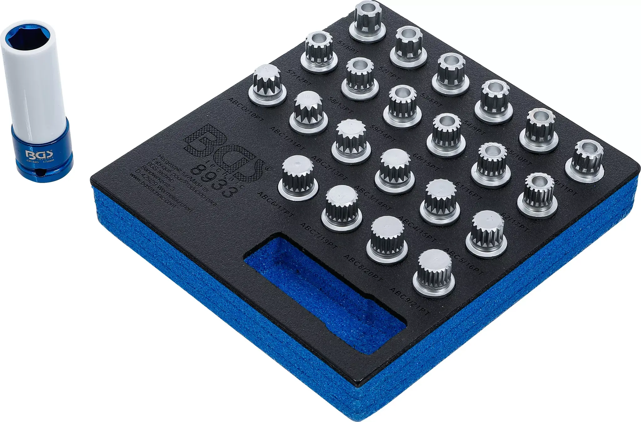 BGS Velgenslot Demontageset VAG (23-delig)