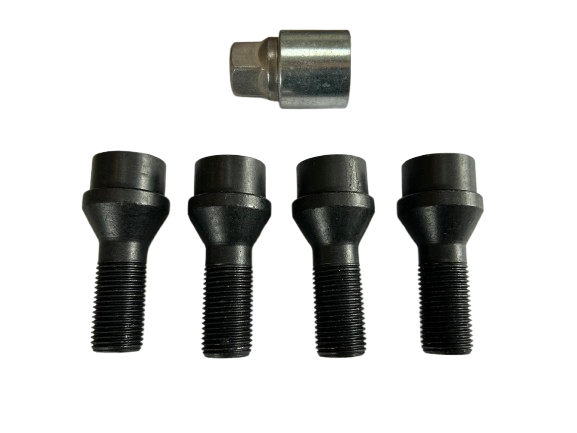Slotbouten Conisch Ducato Smal - 16x1,50 - 33mm - KOP19 Zwart