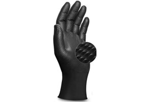 Qtop Q80 Diamond Handschoenen Zwart Maat 9/L (50st)