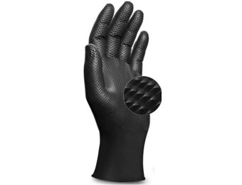 Qtop Q80 Diamond Handschoenen Zwart Maat 9/L (50st)