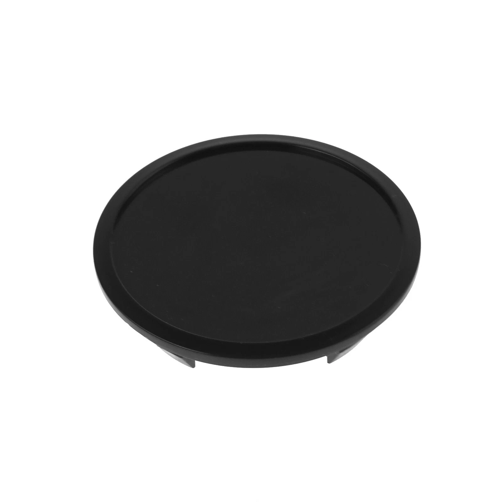 Universele Audi Naafdop 65mm Vlak met Rand Zwart
