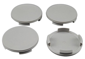 Universele Naafdop 60mm Vlak Grijs AEZ, Dezent, Dotz, Enzo