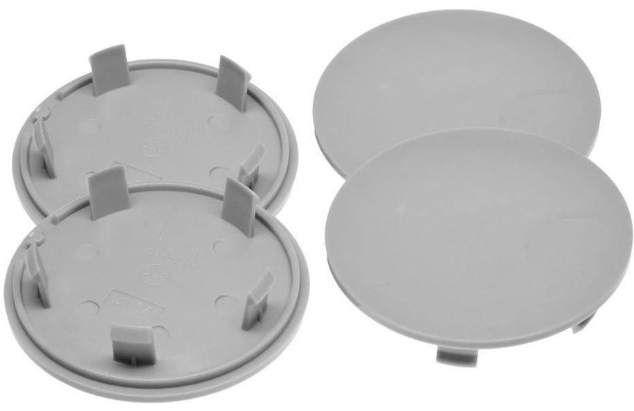 Universele Porsche Naafdop 76mm Konkav Gebolt Grijs