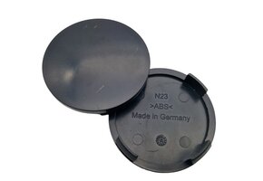 Universele Naafdop 60mm Gebolt Zwart Alutec, RIAL, Anzio