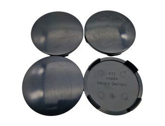 Universele Naafdop 64mm Gebolt Zwart Alutec, RIAL, Anzio