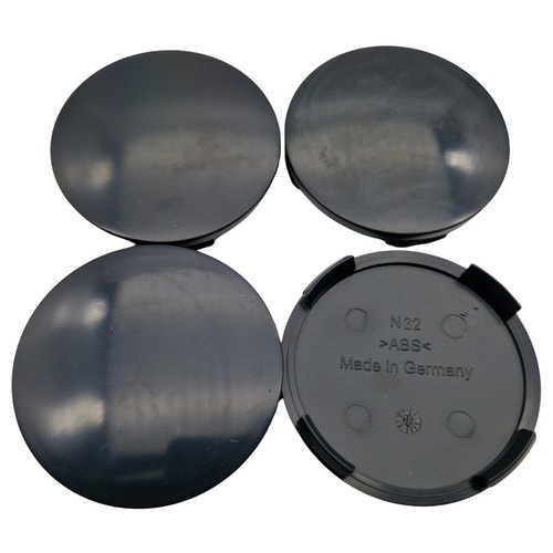 Universele Naafdop 64mm Gebolt Zwart Alutec, RIAL, Anzio