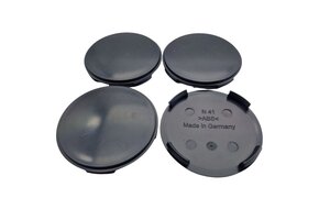 Universele Naafdop 64mm Gebolt Zwart t2 Alutec, RIAL, Anzio