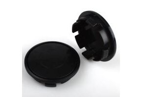 Universele VW Naafdop 65mm Gebolt met Rand Zwart