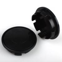 Universele VW Naafdop 65mm Gebolt met Rand Zwart