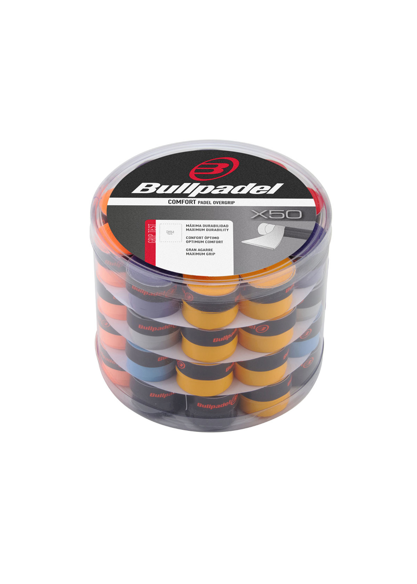 Bullpadel Overgrip Comfort 50pcs Bullpadel GB-1604 mix