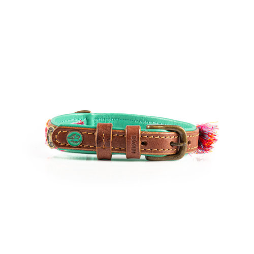 Pink Boho Rosa Dog Collar - Dog with a Mission