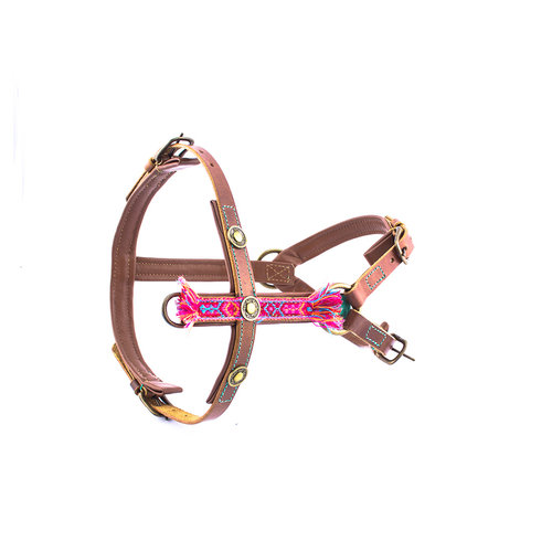 Boho Rosa Dog Harness