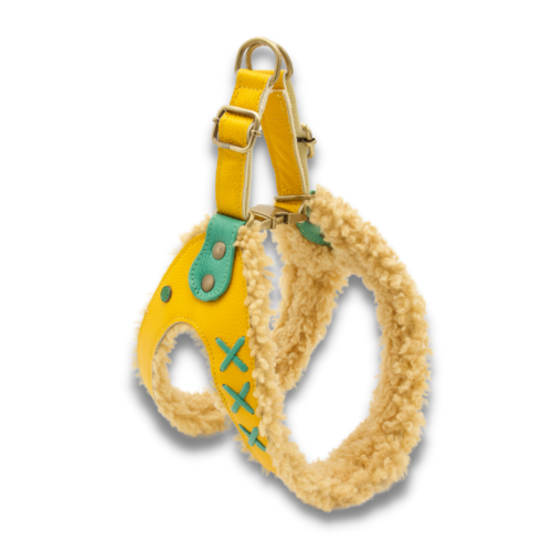 Mokum yellow Dog Harness