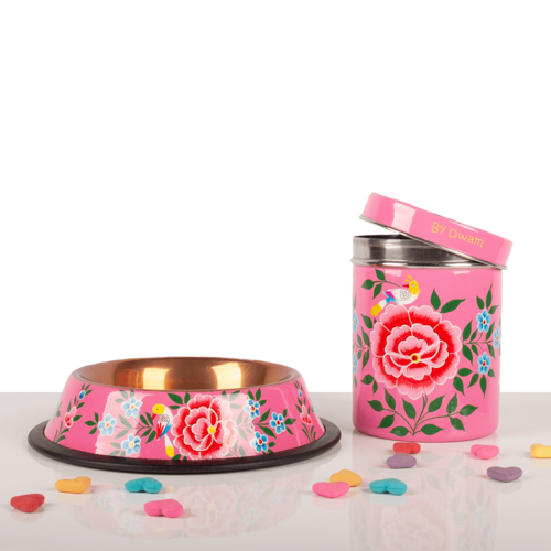 FLOWER FEST BISCUIT TIN PINK