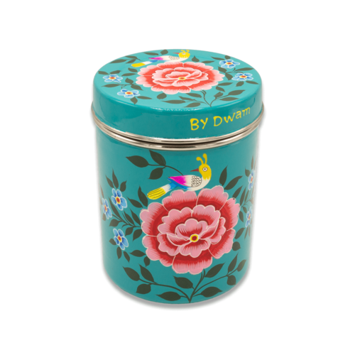 Flower Fest tin for dog biscuits