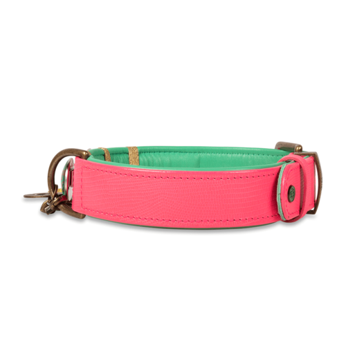 Miami Spice Hundehalsband Rosa - Dog with a Mission