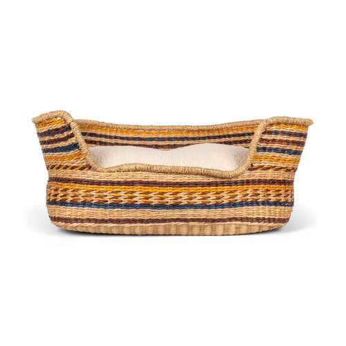 Rio dog basket made  of seagrass  S (last size)