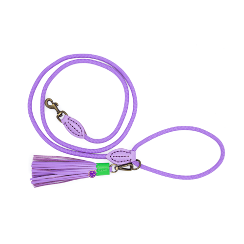 Hip purple rope leash Purple Rain