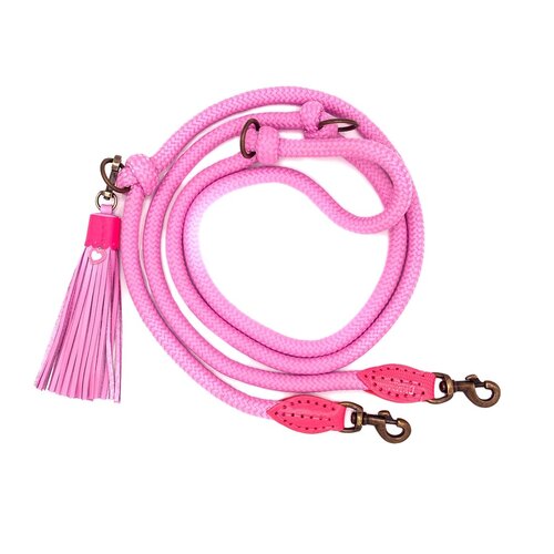 Extra Long Pink 'Sweety' Dog Leash - Stylish & Durable Design